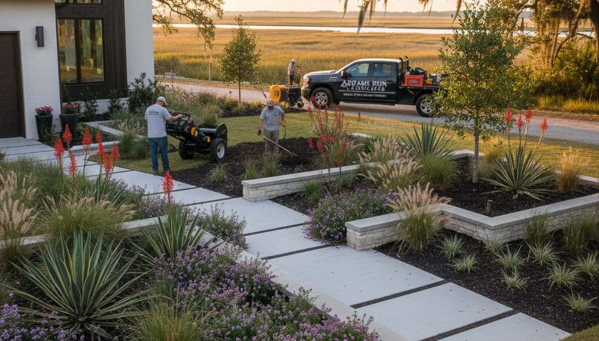 Charleston, SC landscaping design service for residential and commercial outdoor spaces