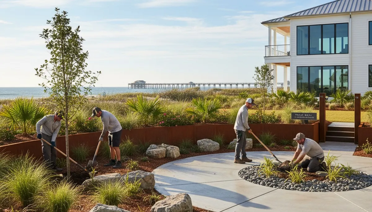 Charleston, SC landscaping design service for residential yards and outdoor spaces