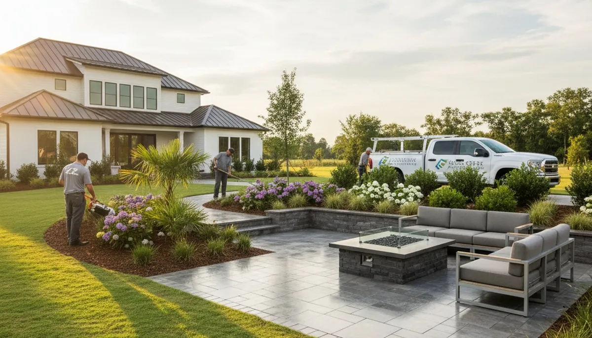 Landscaping design service in Charleston, SC for a professional residential outdoor space