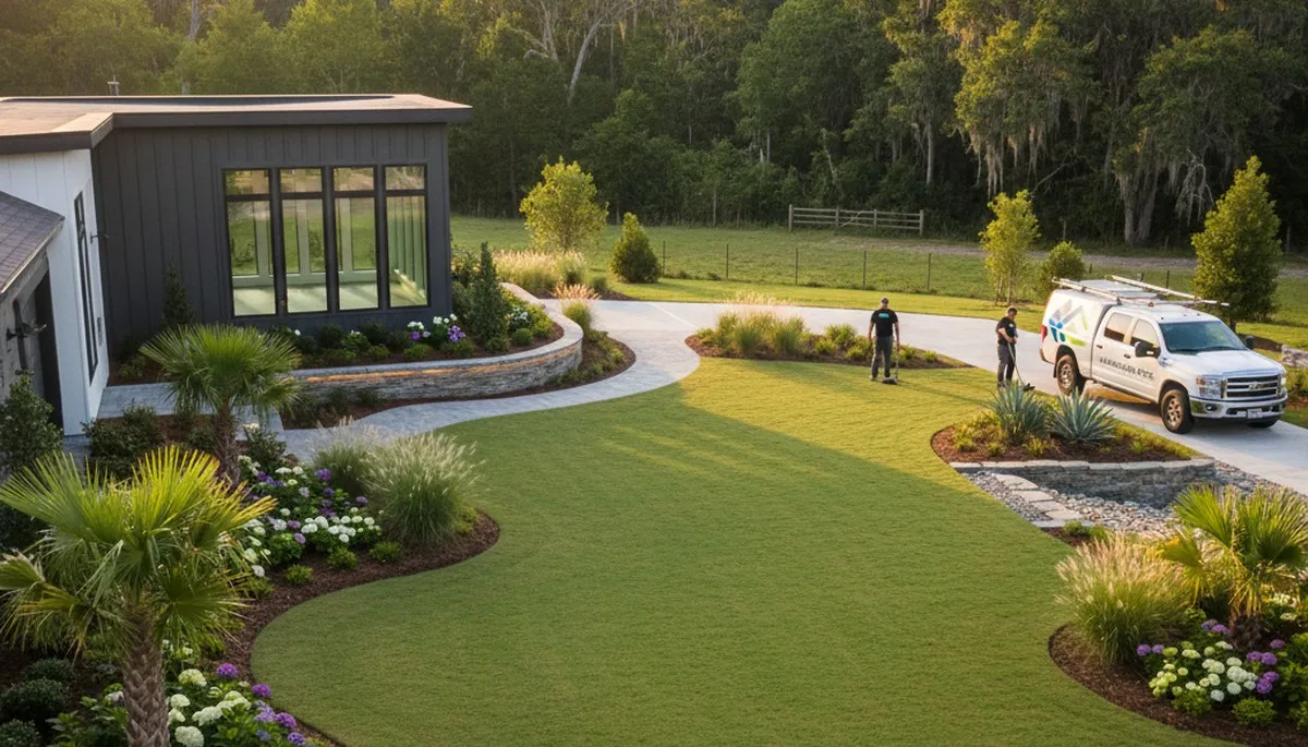 Charleston, SC landscaping design by Charleston Landscape Design for residential outdoor spaces