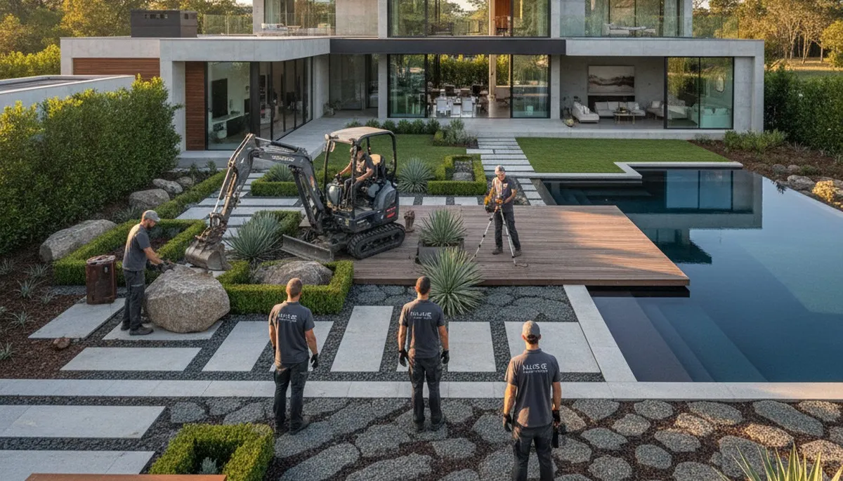Landscaping design service in Charleston, SC for a custom residential outdoor space
