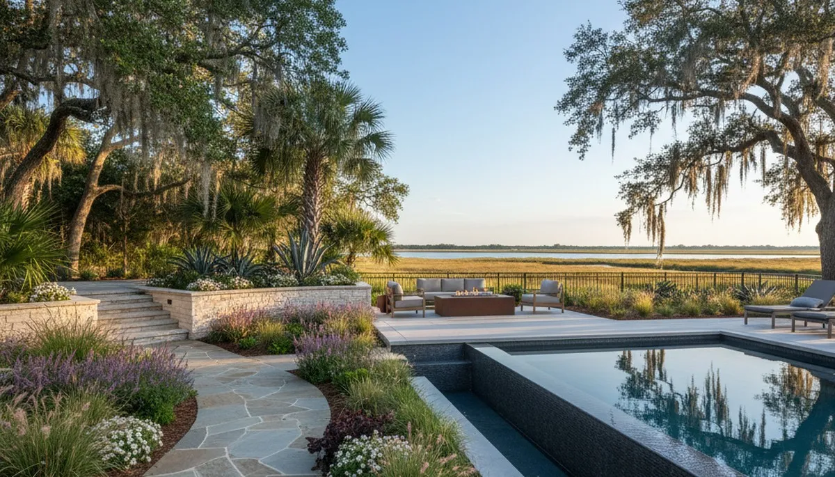 Charleston, SC landscaping service with professional landscape design for residential properties