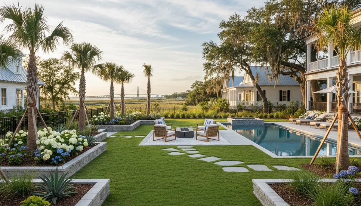 Charleston, SC landscaping design services for residential and commercial outdoor spaces