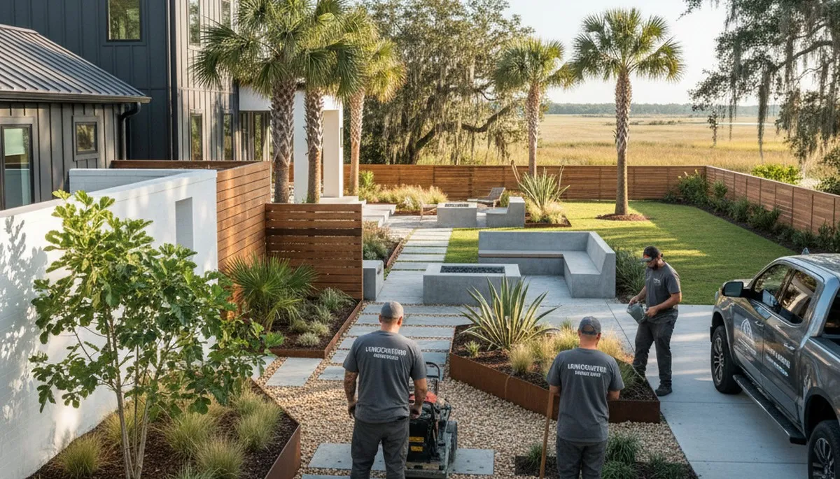 Landscaping design service in Charleston, SC for custom outdoor spaces