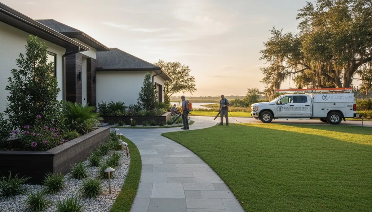 Charleston, SC landscaping design by Charleston Landscape Design for residential outdoor spaces