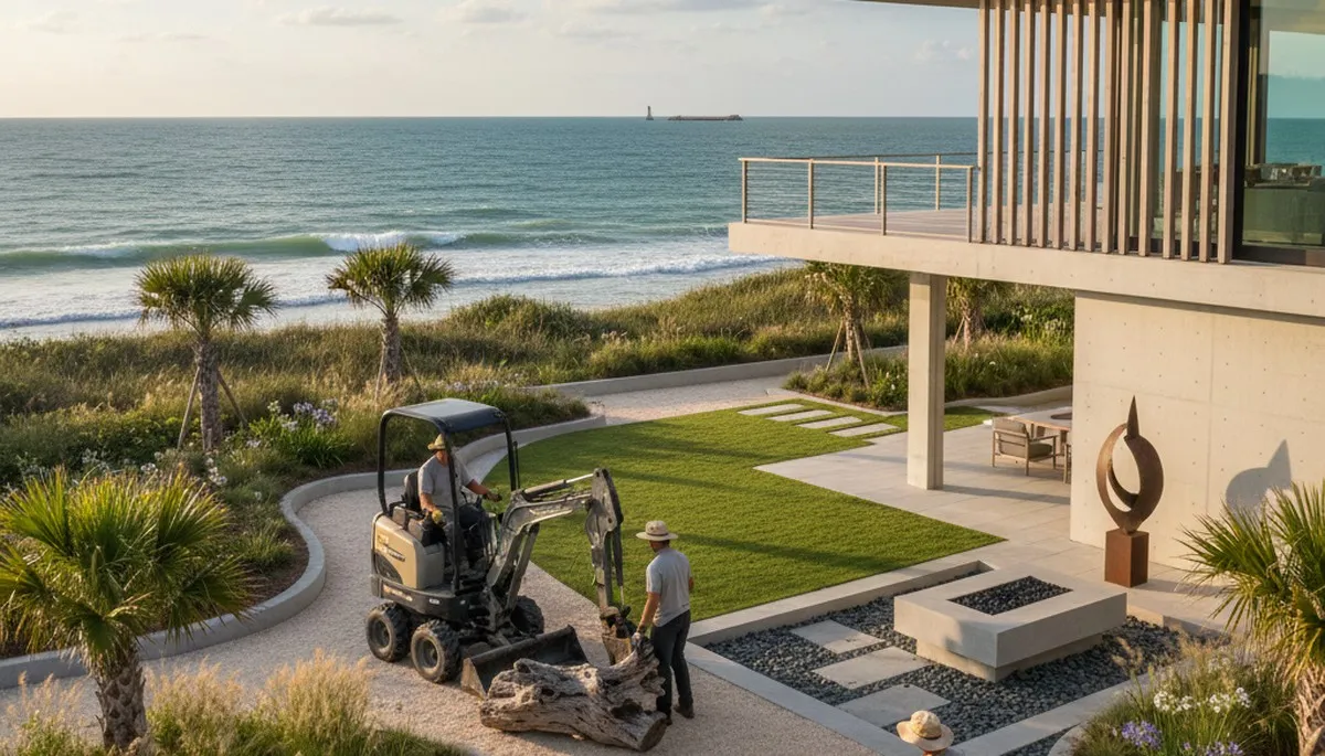 Landscaping design service in Charleston, SC for residential and commercial outdoor spaces