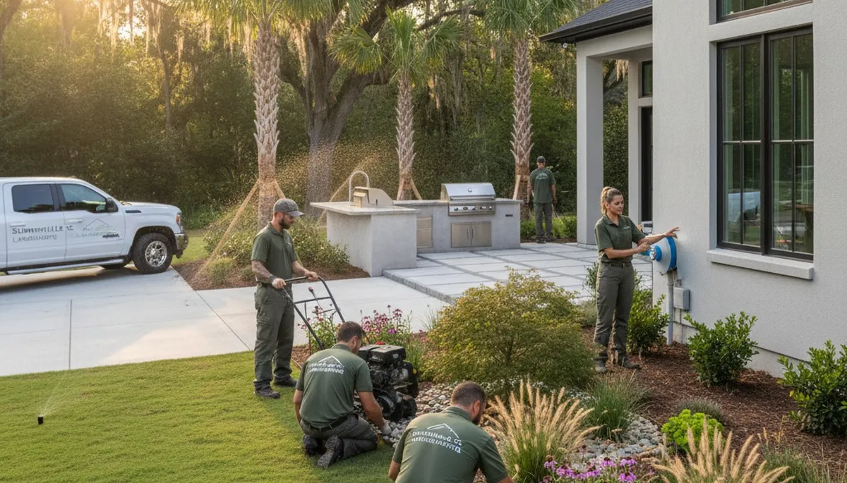 Charleston, SC landscaping design service for custom outdoor spaces and professional yard improvements