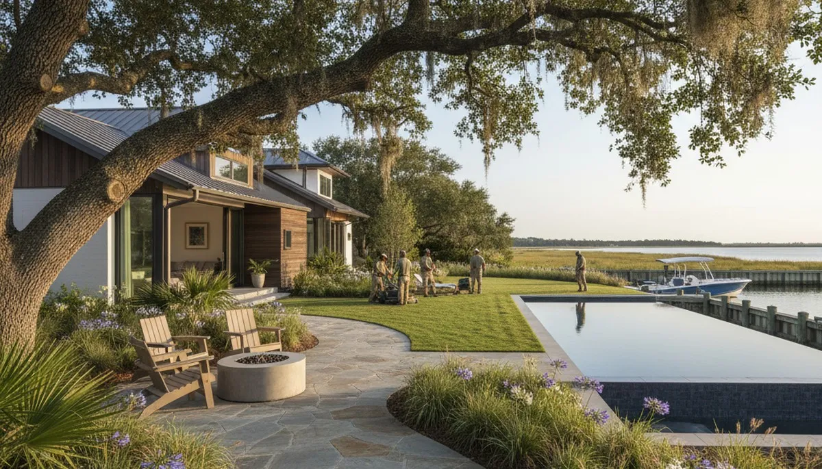 Landscaping design services in Charleston, SC for residential and commercial properties
