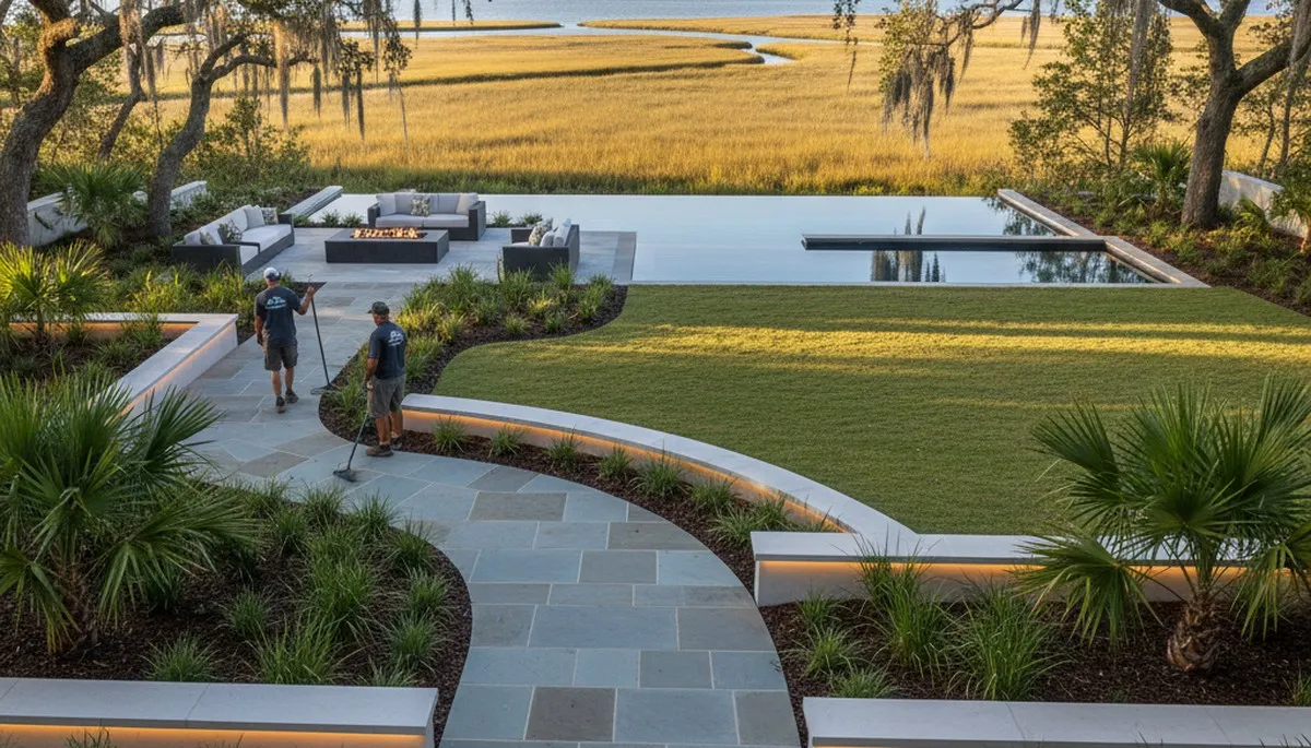 Charleston, SC landscaping design services for residential and commercial outdoor spaces
